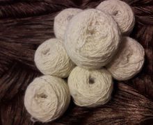 Пряду собачью шерсть. За 100г