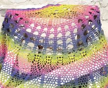 Шаль  "Стать бабочкой"