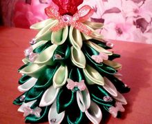 Ёлочка канзаши