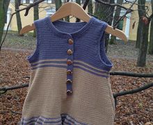 Платье-песочник для девочки 