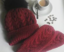 Зимний набор " Спелая вишня"