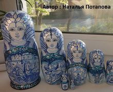 Матрешка " Снежная королева " 7 м