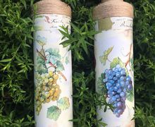 Набор бутылок для вина" Гроздь винограда"