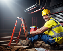 How to make a gift for construction worker