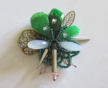 Авторская брошь "Аида"