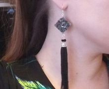 Серьги-кисточки