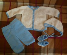 вязаный комплектик