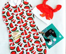 Пелёнка-кокон и шапочка