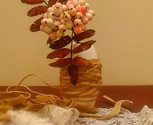 Розовая рябинка