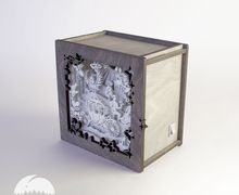 Ночник из дерева