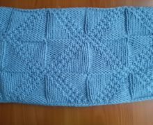 Теплый снуд спицами