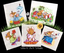 Набор: «Летние каникулы мышонка»