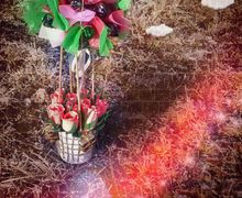 подарок с конфетами