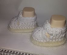 пинетки-туфельки для новорожденных