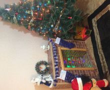 Декоративный камин к новому году