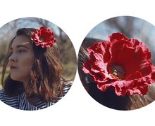 заколка мак