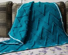 Детский плед, вязание крючком