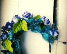 нам понадобиться сезаль искусственные цветы идея и все ободок горячий пистолет