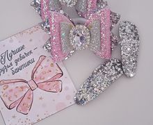 Нежный набор резиночек и заколок