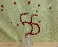 Необычный букет из цифр