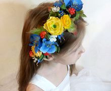 Ободок/повязка на пучок