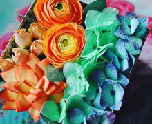 Коробочка с цветами