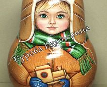 Неваляшка музыкальная деревянная