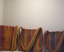 сумка разноцветная