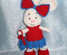 Зайка Зая, выполнена по МК Татьяны Макаровой