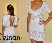 Платье крючком 