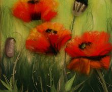 Картина из шерсти Маки.