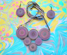 "Рваный" комплект из полимерной глины. 