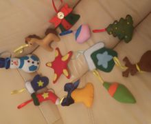 новогодние игрушки из фетра