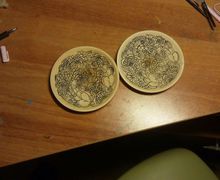 деревянные блюдца