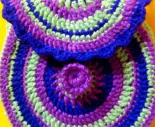 Вязаная сумочка для девочки 