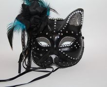 Венецианская маска "Кошка ночи"