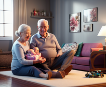 How to make a gift for new grandparents