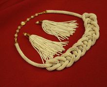 Бежевый жгут