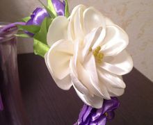 Ободок "Сливки&Сирень"