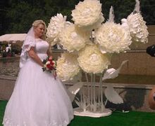 Светящиеся большие цветы