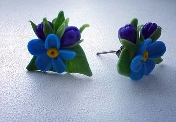 серьги "запах лета"