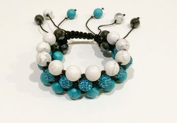 Браслет "Блестящая бирюза"