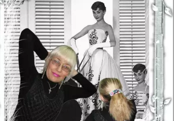 чёрный топ макраме