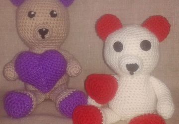 Мишка с сердчком