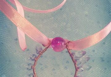 Кулон "Розовые лепестки"