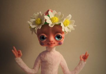 Катенька кыштымский карлик. Интерьерная кукла