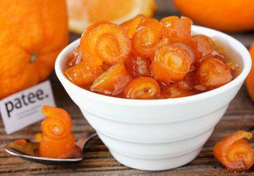 Апельсиновые цукаты-завитки