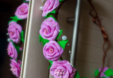 Венок с розами