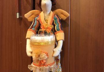 Тильда - хранительница ватных палочек и дисков