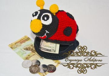 Копилка-кошелёк "Божья Коровка"